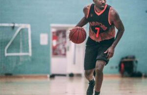 Martyn Gayle Dribbling Basketball Leicester Warriors