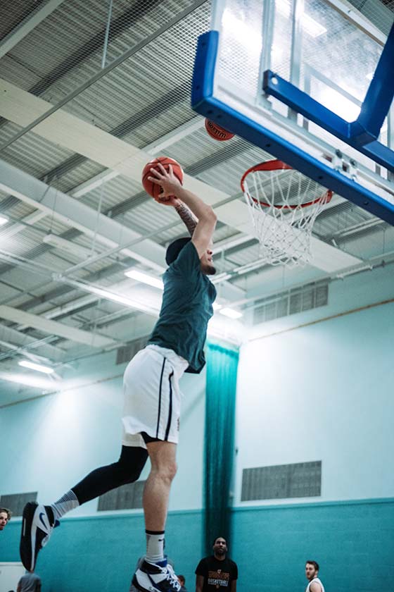 Kayne King Dunking The Ball