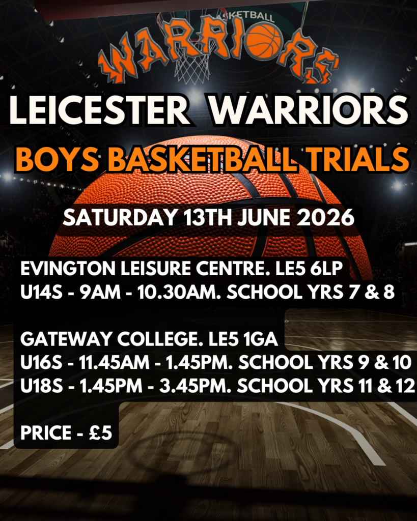 Leicester Warriors Basketball Trials